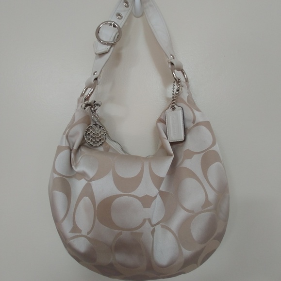 Coach leather/fabric Signature Purse - Picture 3 of 5